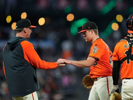 Harrison pitches five strong innings, Wisely has three hits in Giants' 7-1 win over Twins