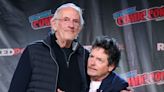 See Michael J. Fox and Christopher Lloyd's Sweet Embrace at 'Back to the Future' Comic-Con Panel