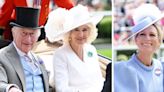 Charles returns to Ascot as Mike and Zara Tindall join carriage procession