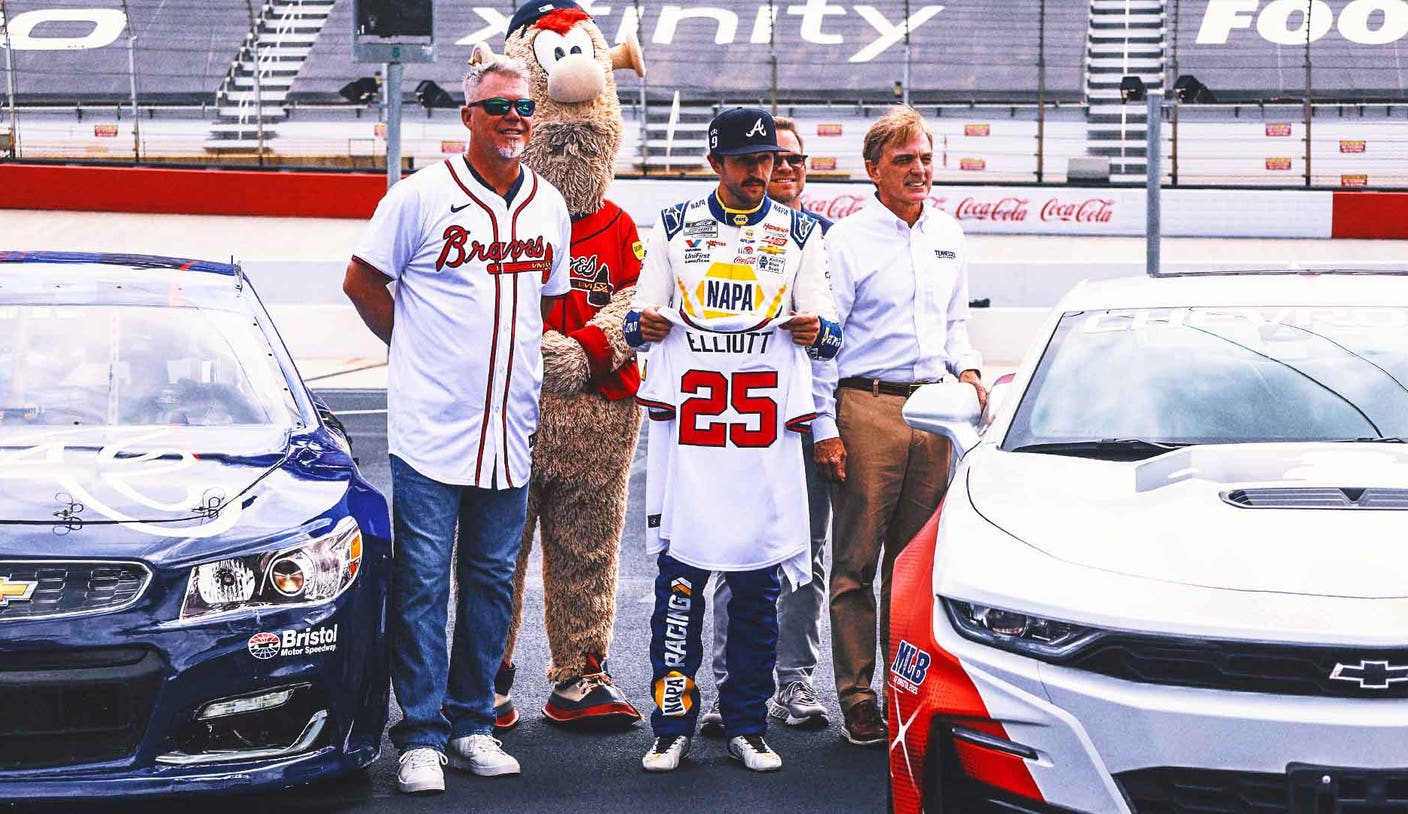 Around the horn and track: Chipper Jones, Chase Elliott envision baseball at Bristol