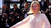 Elle Fanning Channels ’70s Vibes in a Gucci Gown at Cannes