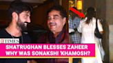 Sonakshi Sinha, Zaheer Iqbal Wedding: Shatrughan Sinha blesses Groom-to-be, 'Heeramandi' actress maintains distance from family | Etimes - Times of India Videos