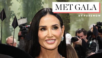 Whoa! Demi Moore's Met Gala Dress Is Made of Wallpaper