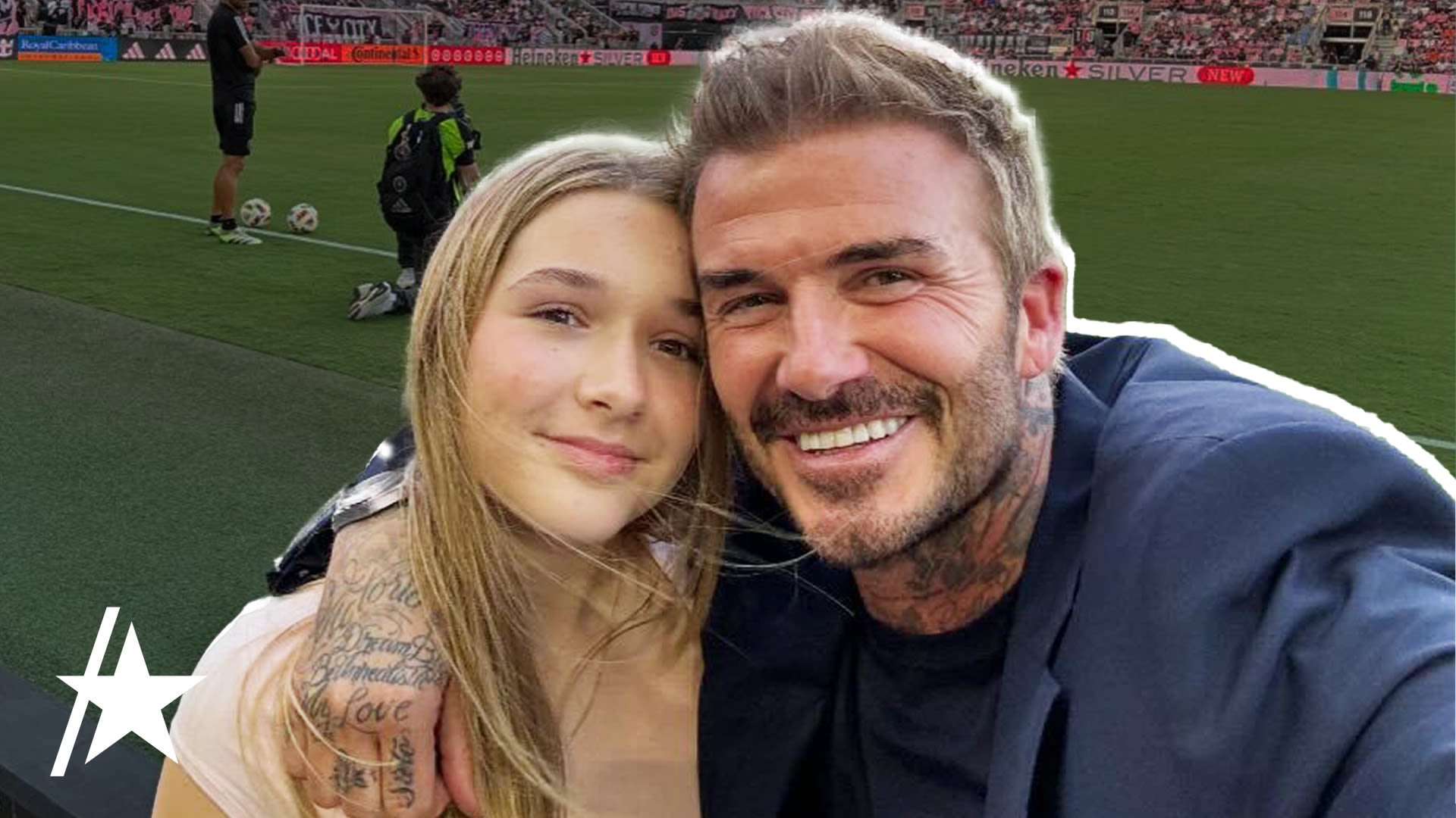 David Beckham Has Cute Daddy-Daughter Date With Harper at Inter Miami Soccer Game | Access