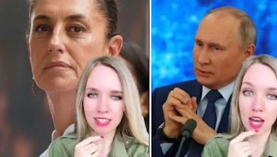 Tiktoker rusa reacciona a invitación de Claudia Sheinbaum a Putin a su toma de protesta