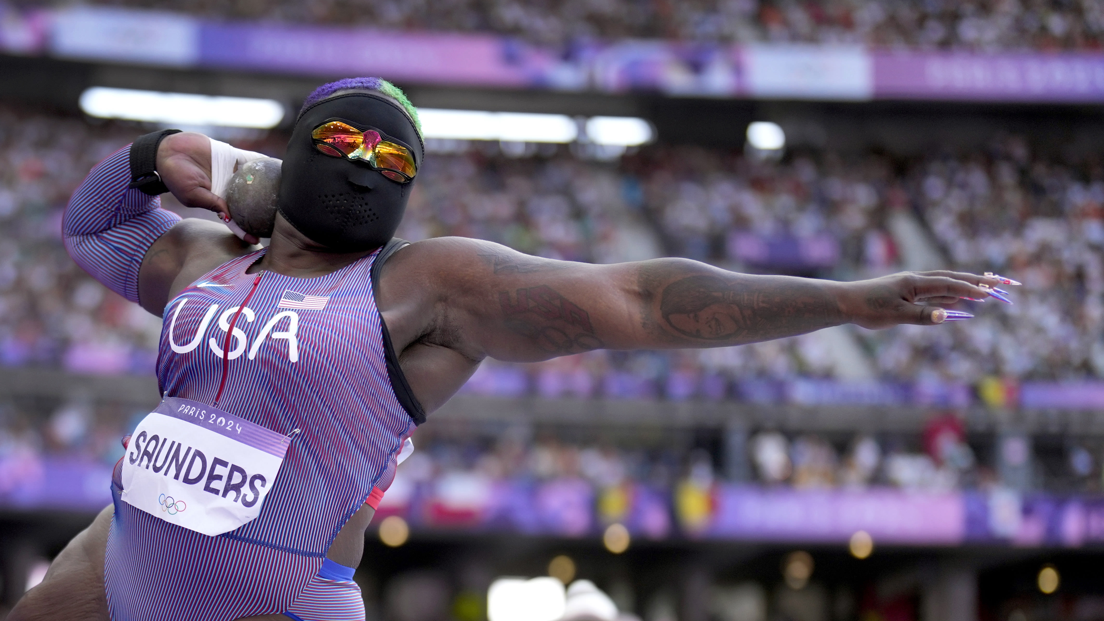 Paris Olympics: Why does shot putter Raven Saunders wear a mask while they compete?