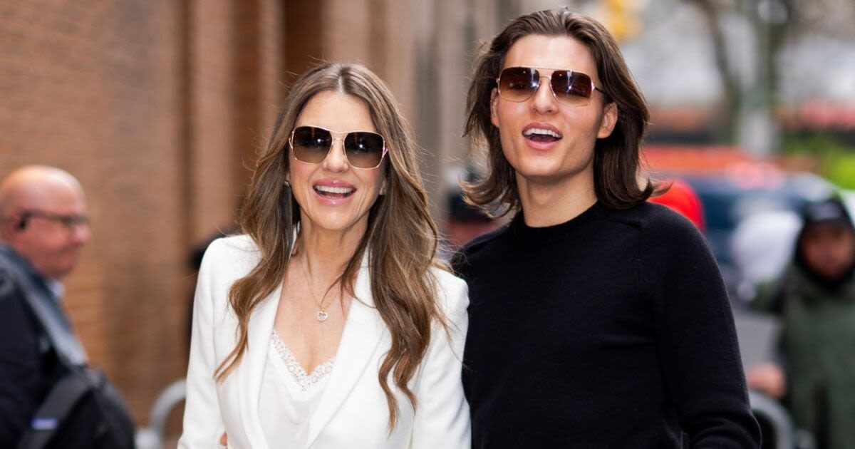 Liz Hurley 'nearly arrested' as she made son chase ex Hugh Grant with 'dagger'