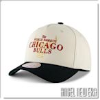 【ANGEL NEW ERA】Mitchell & Ness MN NBA 芝加哥 公牛 經典排字 米白 雙色 卡車帽