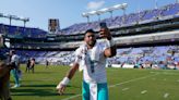 Dolphins QB Tua Tagovailoa wins NVP, gets slimed