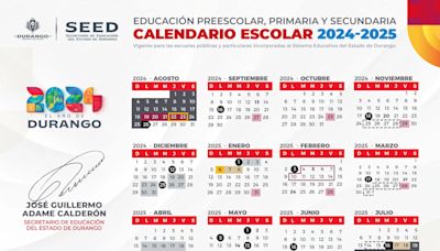 SEED presenta calendario escolar oficial 2024-2025