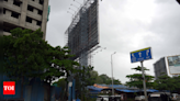 Flex peels off hoarding, TMC asks agencies to review safety | Thane News - Times of India