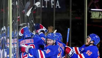 Trocheck's power-play goal lifts Rangers to 4-3 win over Hurricanes in 2OT for 2-0 series lead