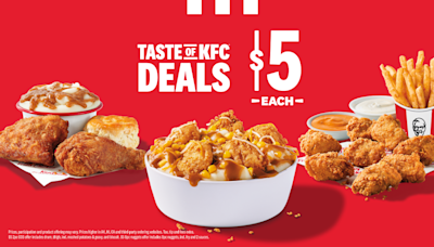 KFC expands $5 value menu to include nuggets, drums and more: See what's on the menu