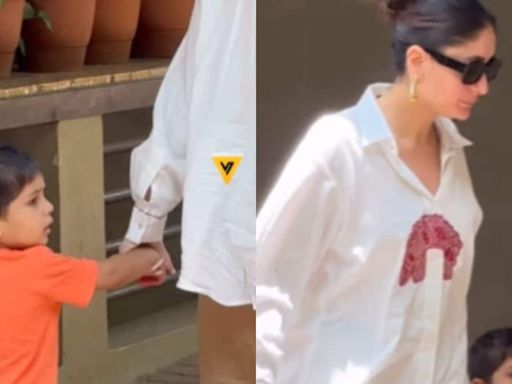Kareena Kapoor Khan, Jeh Dish Out Major Mother-Son Goals In Comfy Casuals As They Get Spotted; Watch - News18