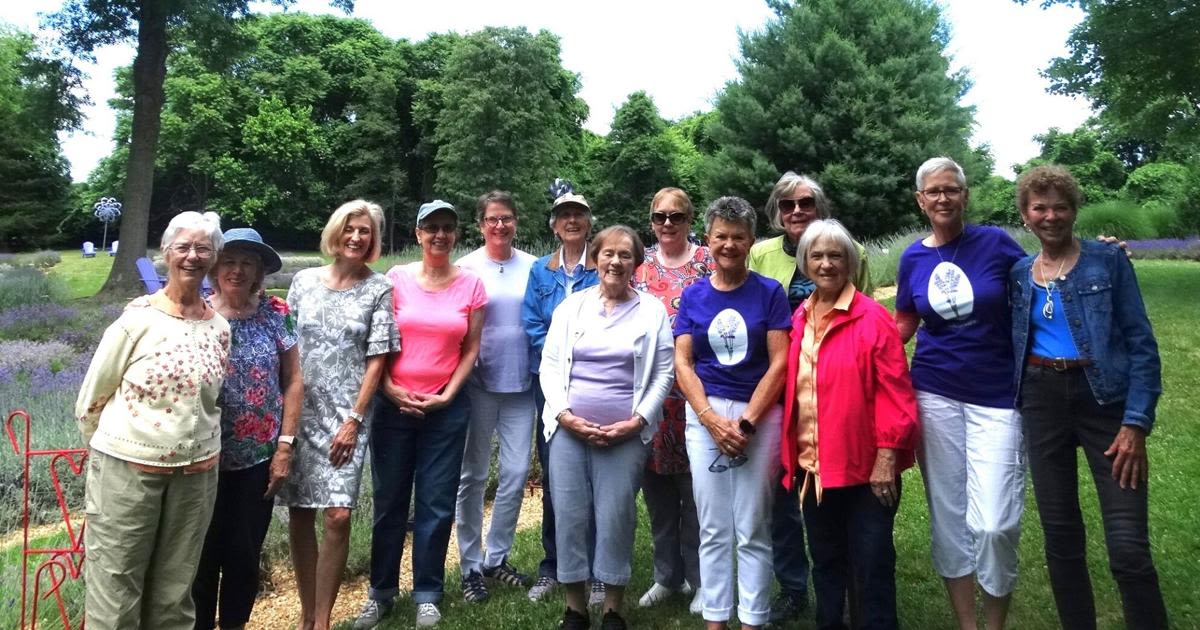 Shenandoah Garden Club Wandering Gardeners visit lavender farm