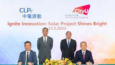 CLP Teams Up with CityUHK to Install Solar Power System Across the Campus