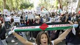 Casi un centenar de ciudades españolas vuelven a la calle para apoyar al pueblo palestino