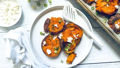 Simple Smashed Sweet Potatoes Recipe