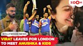 Virat Kohli heads to London to reunite with Anushka Sharma and their children post Mumbai's parade