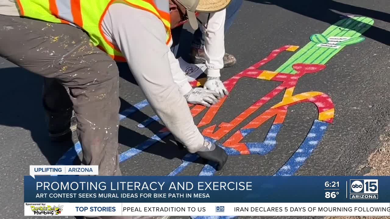 WATCH: 'Bikes to Books' program encourages creativity, reading and biking!