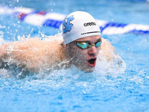 UNC swimmer Patrick Hussey makes first Olympic appearance for team Canada in 800 relay