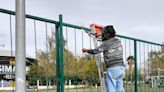 Dan mantenimiento a plazas públicas previo al día del Niño