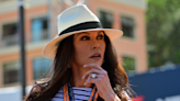 Catherine Zeta-Jones nails casual Monaco style with fun fedora hat, white jeans, and classic Breton top