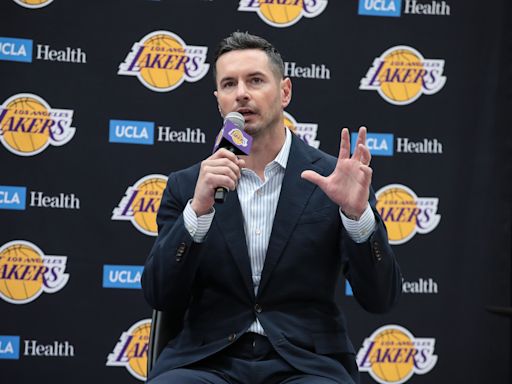 Lakers coach JJ Redick reveals team's starting lineup before training camp