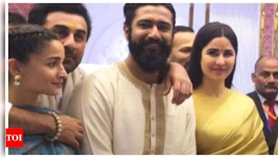 Throwback: When Vicky Kaushal, Katrina Kaif, Ranbir Kapoor and Alia Bhatt bonded at the Prana Pratishtha ceremony in Ayodhya; fans said, 'multiverse...