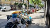 A Coruña se llena de basura por la huelga indefinida de los trabajadores de limpieza