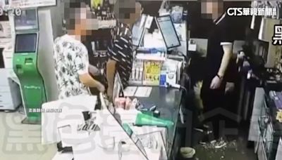 不滿超商店員態度 男找弟.妹婿持酒瓶圍毆