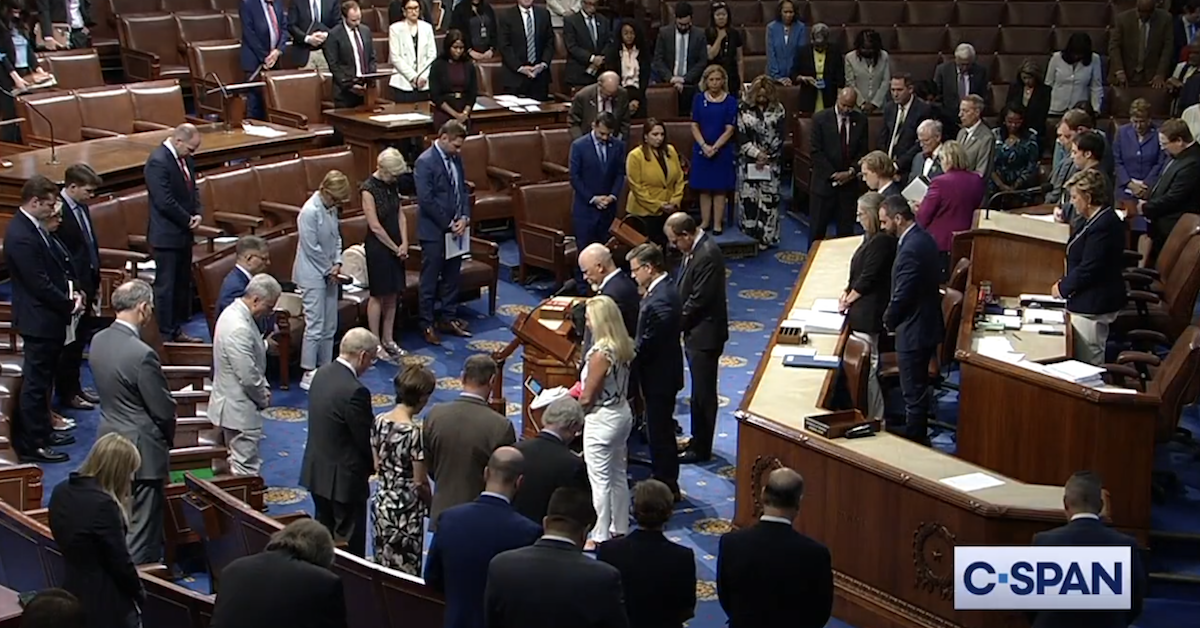 House Republicans and Democrats Come Together In Moment of Silence For Thomas Massie’s Wife