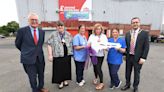 St Andrew’s Hospice receives keys to brand new shopping outlet in Coatbridge