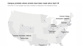 Map: Where university protesters have been arrested across the United States