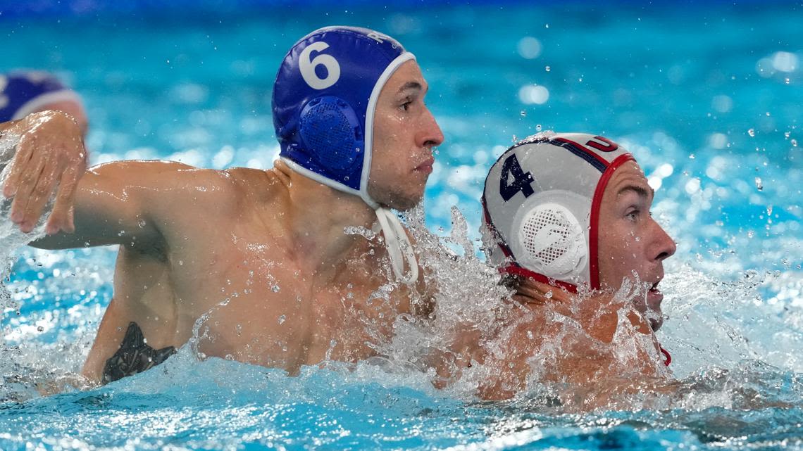 Loomis water polo star Alex Obert scores a goal in Team USA's win over Romania