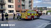 External cladding caught fire in Plymouth flats blaze