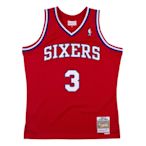 M&N Swingman復古球衣 76人 02-03 #3 Allen Iverson-SMJYCP19066-P76RED102AIV