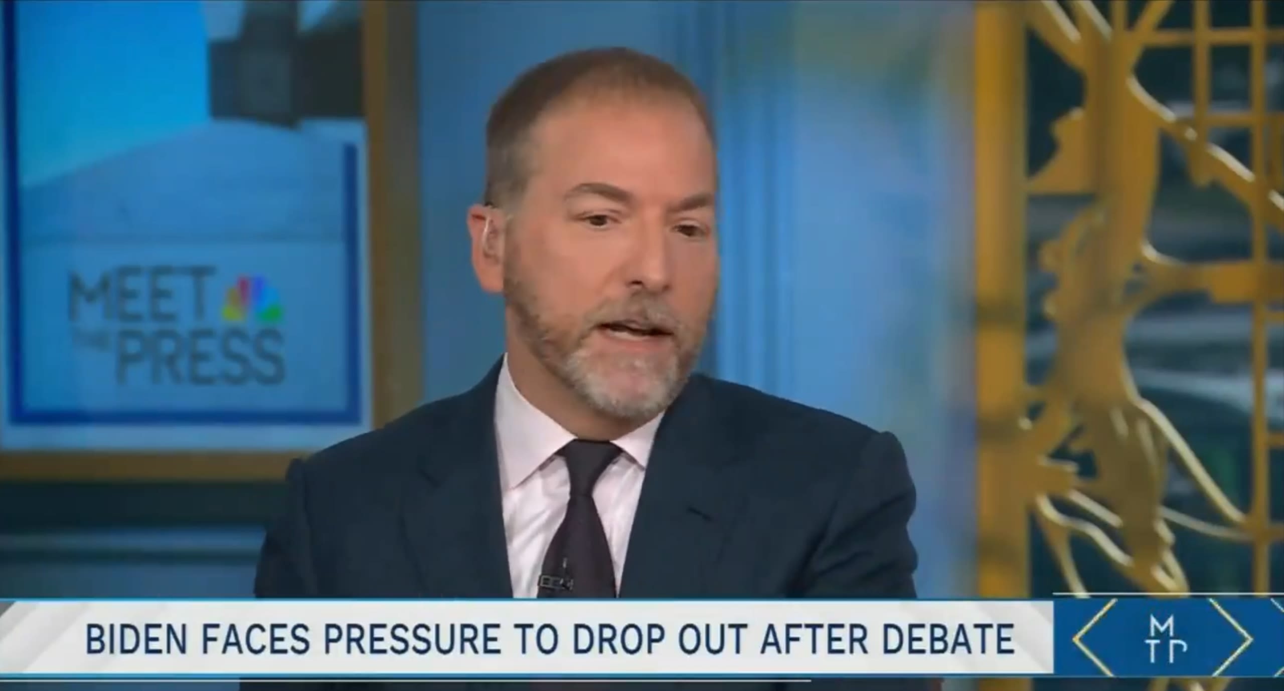 NBC’s Chuck Todd Questions Whether Dems Standing Behind Biden Are ‘Putting Party Over Country’ in Scorching Commentary