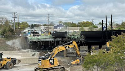 PHOTOS: Demolition begins on Interstate 95 overpass