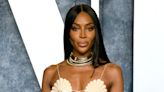 Naomi Campbell Pairs Foot-Shaped Heels With Pierced Schiaparelli Dress at Vanity Fair Oscars Party 2023