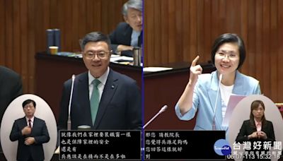 徐欣瑩質疑「兩岸和平四大支柱」倒塌 卓榮泰：應能扶起