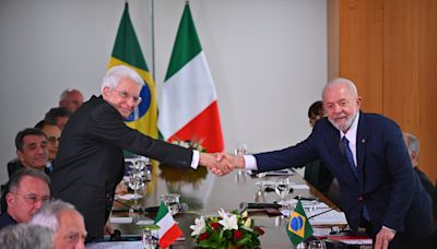 Lula recibe a Mattarella y reitera su interés por el acuerdo Unión Europea-Mercosur