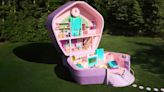 You can spend the night at a life-size Polly Pocket house on Airbnb