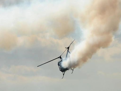 Maharashtra: Helicopter Crash in Pune Claims Lives of Two Pilots and One Passenger as Aircraft Bursts into Flames