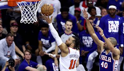 NBA Playoffs: Knicks advance past Sixers behind Jalen Brunson's 41 points