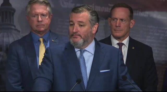 "The most anti-Israel administration this nation has ever seen": Ted Cruz slams Biden limiting some weapons to Israel.