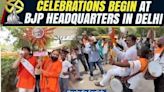 Lok Sabha Election Results 2024: BJP Workers Celebrate At Headquarters In Delhi | Exclusive Video