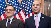 Hakeem Jeffries Swoops In to Save Mike Johnson From ‘Pro-Putin’ GOP
