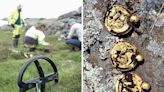 Noruega: compró un detector de metales para salir a caminar y encontró oro y joyas del siglo VI