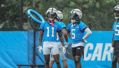 Carolina’s Bryce Young and Diontae Johnson working on building chemistry